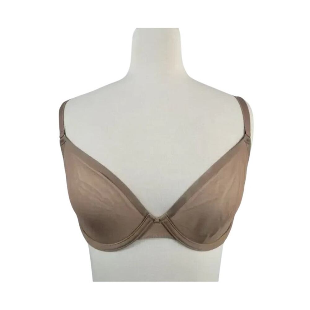 CUUP Plunge Bra Mesh Taupe Size 32E